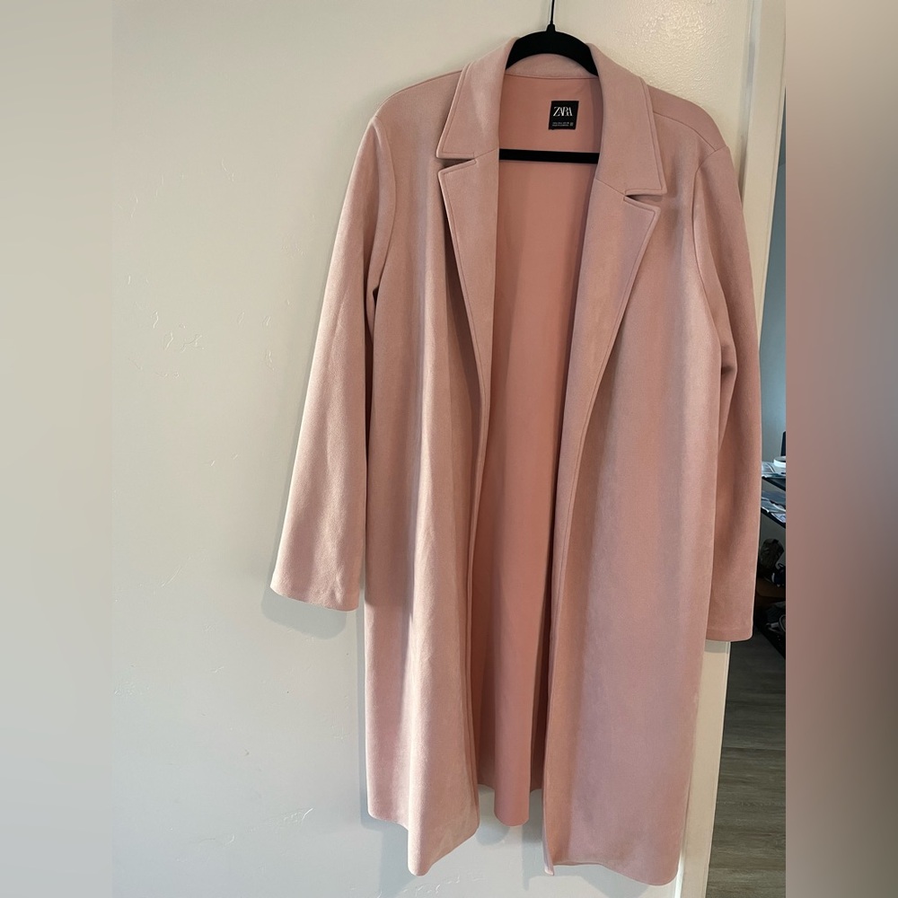 Light pink long blazer